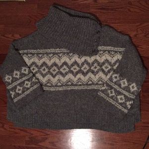 Free People fairisle print pullover sweater